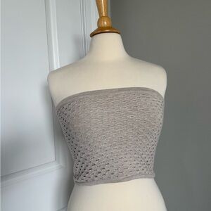 Aerie Cream Knit Top